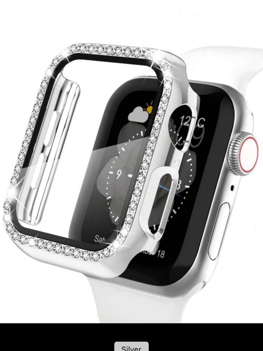 NEW in packaging Apple Watch Series 1/2/3 42mm Rhinestone Protective Case